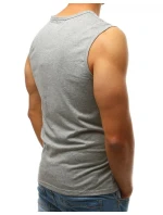 Pánské tílko bez potisku světle šedé FashionStreet RX3498