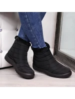 Nepromokavé sněhové boty na zip NEWS W EVE181A černé Nepromokavé sněhové boty na zip NEWS W EVE181A černé