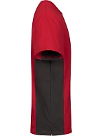 Promodoro 3590 Unisex kontrastní pracovní tričko - EXCD 40.3590 fire red/charcoal