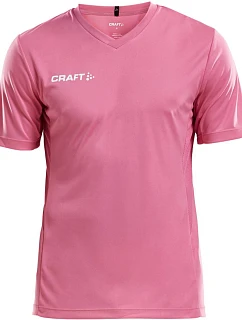 Craft Teamwear Squad Go Jersey Solid M Pánské sportovní tričko s výstřihem do V 82.5560 pop
