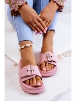 Klasické pantofle Ženy Big Star JJ274A308 Růžová