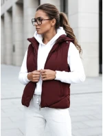 Dámská prošívaná vesta LIKEHUGS vínová FashionStreet TY4976