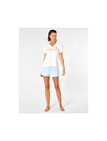 RIP CURL Sunset Tričko s výstřihem do V - bílé