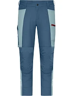 Daiber JN 1884 (42-60) Unisex strečové pracovní kalhoty 02.184M deep blue/steel blue