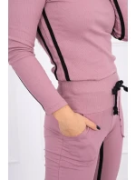 Sada s dvojitými pruhy tmavě růžová