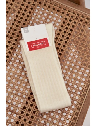 Merino vlna podkolenky Ecru