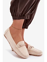 Dámské mokasíny ploché béžové Olisa