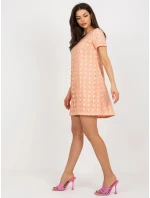 Šaty LK SK 1119.96 broskví