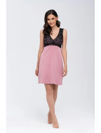 Růžová košilka Larisa (s vyztuženými košíčky) - Babella Růžová košilka Larisa (s vyztuženými košíčky) - Babella