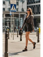 Lakované Dámské Polobotky S Pásky Černé Rialuna Lakované Dámské Polobotky S Pásky Černé Rialuna