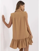 Šaty 341 SK 5183.09 velbloud