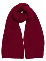 M896 Žebrovaná šála - bordó