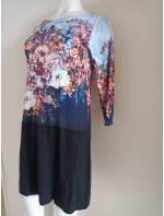 Dámské šaty č.62 modro-černé - Monika