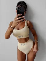 Dámská sada sportovního prádla 286159 sv. béžová - Ola Voga Dámská sada sportovního prádla 286159 sv. béžová - Ola Voga