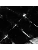 Černá dámská zimní bunda s ozdobnou kožešinou (7729BIG)