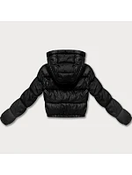 Dámská oboustranná krátká bunda Minority black camouflage (M6-6001-1) Dámská oboustranná krátká bunda Minority black camouflage (M6-6001-1)