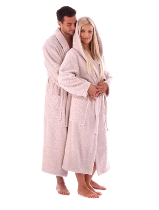 Unisex župan Athena 2116 oříšek - Vestis Unisex župan Athena 2116 oříšek - Vestis