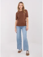 Jumper PM SW B 613.09 světle hnědý