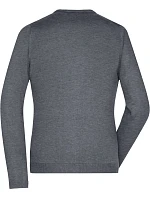 Daiber JN 660 Dámský pletený cardigan s výstřihem do V 02.0660 grey heather