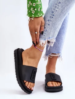 Dámské pantofle Big Star LL274429 Černé