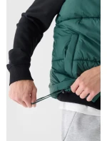 Pánský Péřový Bezrukávník 4F Zelená 4FWAW24TVJAM147-40S