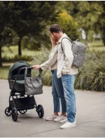 Dámský batoh na kočárek Vuch Mina Grey Dámský batoh na kočárek Vuch Mina Grey