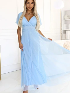 Dámské šaty 562-5 světle modré -  Numoco