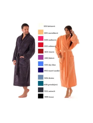 Pánský i dámský župan šál. límec Tampa 2149 - Vestis Pánský i dámský župan šál. límec Tampa 2149 - Vestis