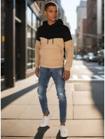 Pánská základní mikina s kapucí černá FashionStreet BX5877