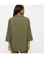 Summer Wear Boyfriend Shirt - SAGE GREEN - TRIUMPH SAGE GREEN - TRIUMPH