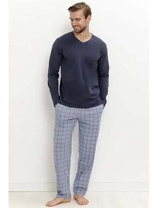Pyžamo Taro 3668 Dorian, dlouhé rukávy, velikosti M–2XL, Z26 Pyžamo Taro 3668 Dorian, dlouhé rukávy, velikosti M–2XL, Z26