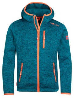 Trollkids Dětská bunda Jondalen XT atlantic Jr 222-197 fleecová bunda