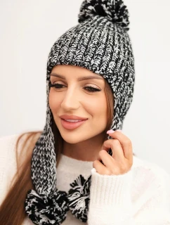 Dámská čepice ušanka Emma K343 černá