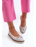 Dámské Letní Baletky Z Pravé Kůže Maciejka P6509-11 Bílé