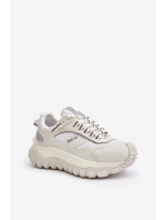 Dámské Kožené Tenisky Na Platformě Big Star OO274A221 HI-POLY SYSTEM Bílé Dámské Kožené Tenisky Na Platformě Big Star OO274A221 HI-POLY SYSTEM Bílé