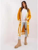 Cardigan BA SW 0291 1.56P tmavě žlutá Cardigan BA SW 0291 1.56P tmavě žlutá