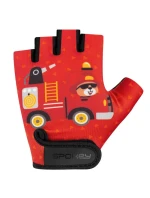 Cyklistické rukavice Spokey Fun RD Jr XS SPK-941020 Cyklistické rukavice Spokey Fun RD Jr XS SPK-941020