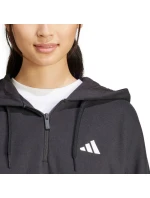 Dámská mikina adidas Essentials French Terry Quarter-Zip Hoodie black JN1956