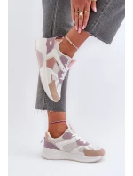 Dámské tenisky na platformě fialové Lenivia