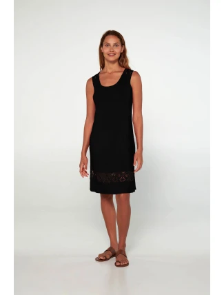Jednoduché šaty bez rukávů 20515 - Vamp Jednoduché šaty bez rukávů 20515 - Vamp