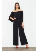 Dámský overal M539 black - FIGL Dámský overal M539 black - FIGL