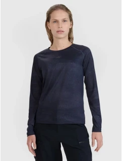 Dámské rychleschnoucí cyklistické tričko s dlouhým rukávem 4F 4FWSS25TFLOF344-20A