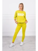 Sada s potiskem kiwi Queen