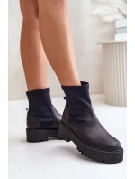 Zazoo 2947 Dámské boty z přírodní kůže černé Zazoo 2947 Dámské boty z přírodní kůže černé