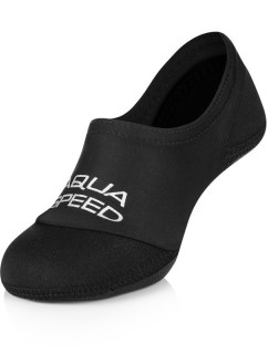 AQUA SPEED Ponožky na plavání Neo Black Pattern 07