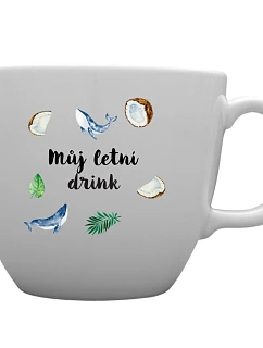 Personalizovaný MEGA XXL keramický hrnek 1 000 ml s letním mixem