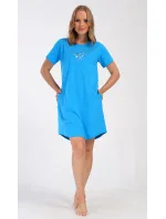 Dámské domácí šaty s krátkým rukávem Pampeliška