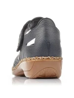 Rieker W RKR139 tmavě modrá kožená polobotka