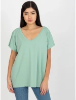 Tričko RV TS 4832.47P tmavě hnědé