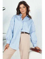 Dámská košile modrobílá DY0372 - Dstreet Dámská košile modrobílá DY0372 - Dstreet